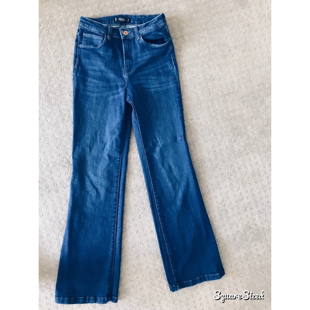 ZARA TRAFFULUC bootleg wide leg jeans